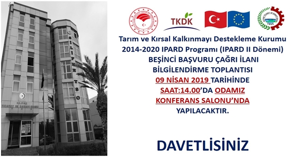 TARIM VE KIRSAL KALKINMAYI DESTEKLEME KURUMU BİLGİLENDİRME TOPLANTISI